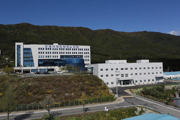 포천시 선단동 대진대학교내 자리잡고 있는 경기대진테크노파크 전경. (사진=김성운 기자)