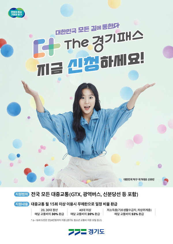 지난해 12월 28일 개통한 수도권광역급행철도(GTX) A노선 파주 운정중앙역~서울역 구간에도 경기도민 맞춤형 교통비 지원 정책인 ‘The 경기패스’ 혜택이 적용된다.