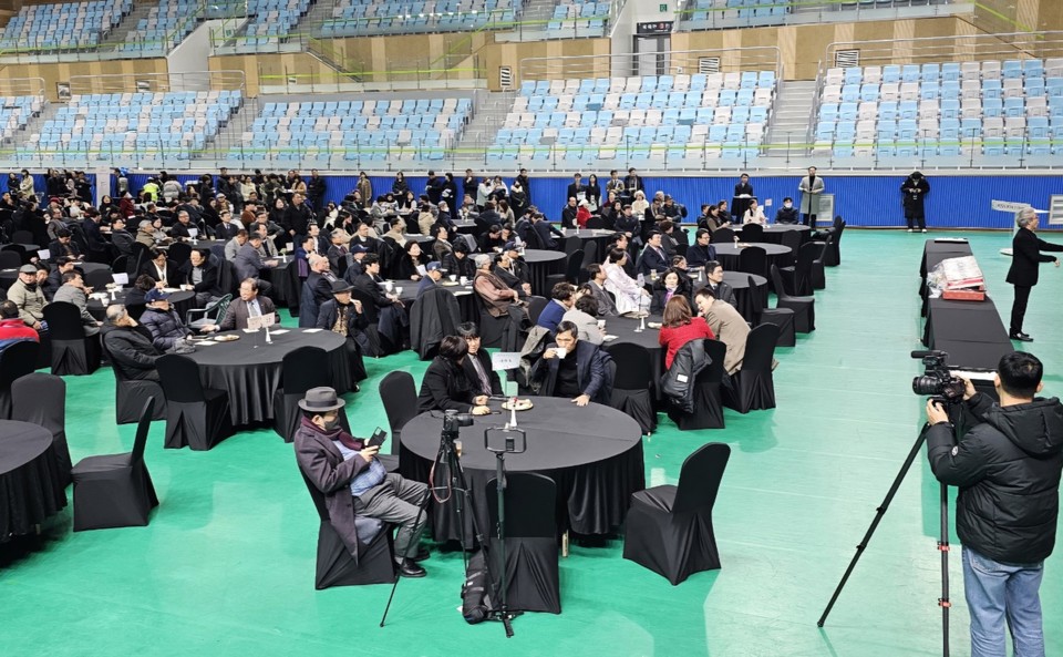 남양주시가 9일 오후 2시 남양주체육문화센터 실내체육관에서 '2025년 신년인사회'를 개최해 지난해 성과를 돌아보고 2025년 새로운 시대의 글로벌 도약을 다짐했다. (사진=이건구 기자)