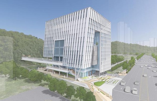 광명시가 관내 낡은 공공청사를 종합생활체육시설로 탈바꿈시켜 시민에게 선보인다. 사진은 광명시민생활체육센터 조감도 당선작. (사진제공=광명시)