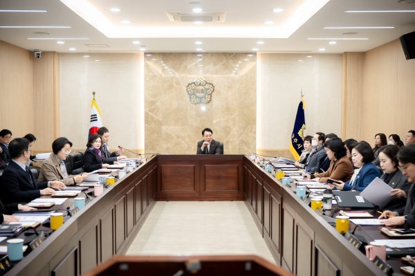 남양주시의회, 현안사항 보고회 및 전체의원 간담회 개최