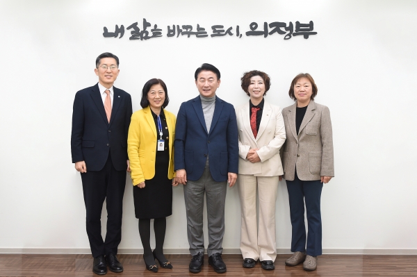 김동근 의정부시장, 신임 경기도의료원 의정부병원장과 면담