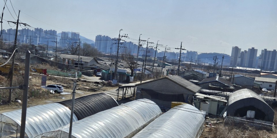 김포한강시네폴리스 일반산업단지 조성사업 부지 전경. (사진=권용국 기자)