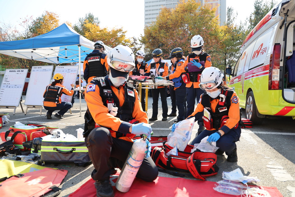 지난해 경기도에서 119구급대가 39초마다 한 번씩 출동한 것으로 나타났다. (사진제공=경기도소방재난본부)