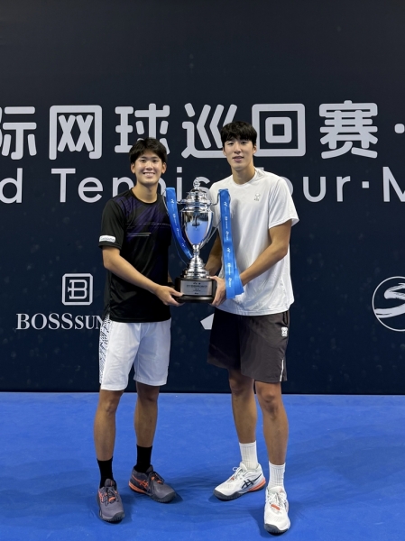 의정부시청 직장운동경기부 테니스팀 정영석 선수, ITF 마안산 국제 투어 남자 복식 우승
