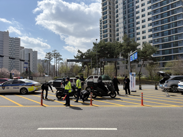 양주경찰서는 오토바이 굉음 불법행위 관련 총 17건을 단속했다. (사진제공=양주경찰서)