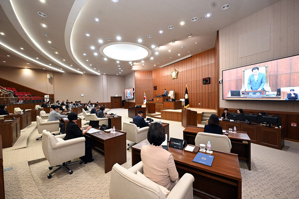의정부시의회가 21일부터 제336회 임시회를 열고 오는 25일까지 5일간의 의사일정에 돌입했다. (사진제공=의정부시의회)