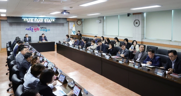 미추홀구, 상반기 주민과의 대화 건의 사항 중간 보고회 개최해