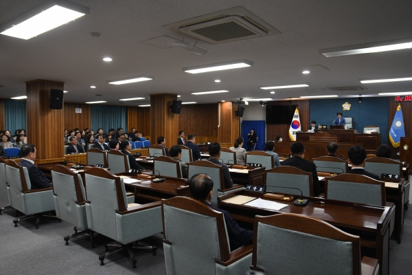 미추홀구의회, 제287회 임시회 개회