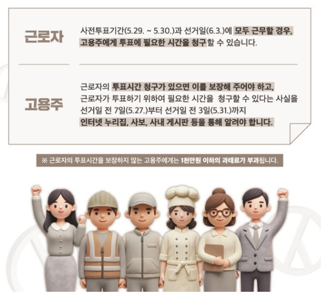 경기도선거관리위원회가 각 기관과 단체를 대상으로 근로자의 투표시간 보장을 당부했다. (사진제공=경기도소방재난본부)