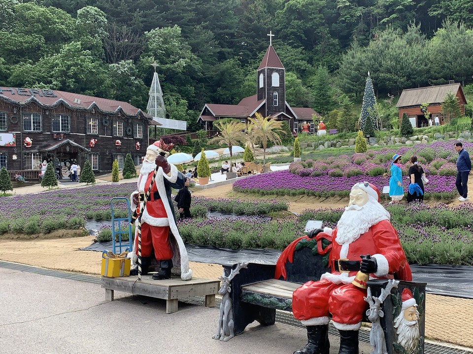 24일 오후 3시50분께 포천시 신북면에 위치한 지중해 풍경의 허브 문화를 테마로 한 국내 최대 규모인 허브관광지 '포천 허브아일랜드'를 사진에 담아봤다. (사진=김성운 기자)