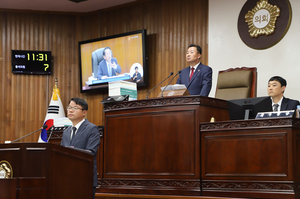 여주시의회가 26일부터 내달 27일까지 33일간의 일정으로 ‘제74회 여주시의회 제1차 정례회’를 개회하고 본격적인 의정활동에 돌입했다. (사진제공=여주시의회)