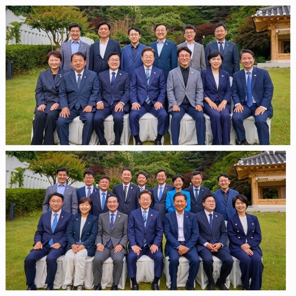 이재명 대통령이 7일 오후 자신의 페이스북 계정 글에 “더불어민주당을 함께 이끌었던 1·2기 지도부 여러분과 뜻깊은 시간을 가졌다”고 밝혔다. (사진=이재명 대통령 페이스북)