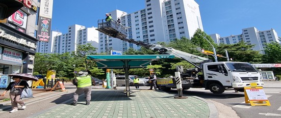 계양구, ‘풍수해 대비 옥외광고물 안전점검’ 실시