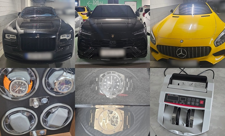 아파트에서 250억원 규모의 불법 도박사이트를 운영한 일당이 구속 송치됐다. 일당들은 10대 청소년까지 도박사이트에 마구 가입시킨 것으로 드러났다. (사진제공=경기남부경찰청)