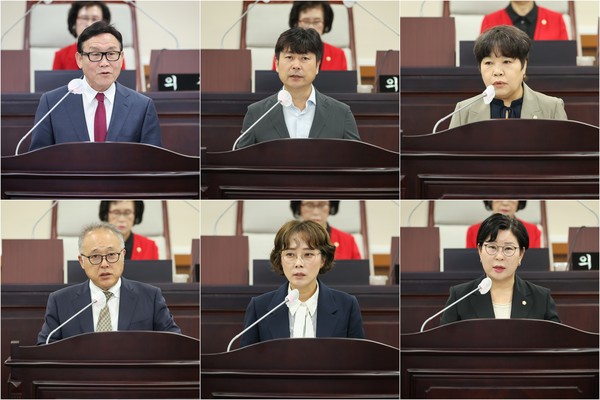 인천 동구의회가 제284회 제1차 정례회 제2차 본회의에서 구정 전반에 대한 질문을 통해 지역 주요 현안과 향후 과제에 대한 심도 깊은 논의를 이어갔다. (사진제공=동구의회)