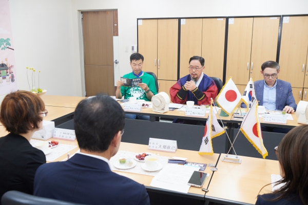 양주시, 일본 후지에다시 대표단 접견…자매도시 교류 재개 신호탄