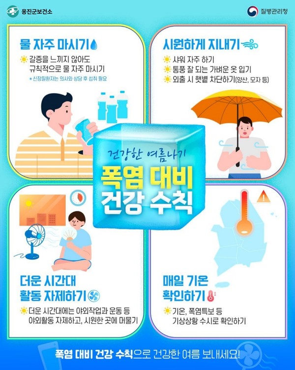 인천 옹진군이 본격적인 여름철 폭염에 대비해 독거노인과 장애인, 만성질환자 등 건강 취약계층을 대상으로 방문 건강관리 서비스를 본격 추진한다. (사진제공=옹진군)