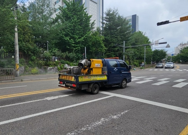남동구, 러브버그 대량 발생에 따른 야간·주말 특별 방역 실시
