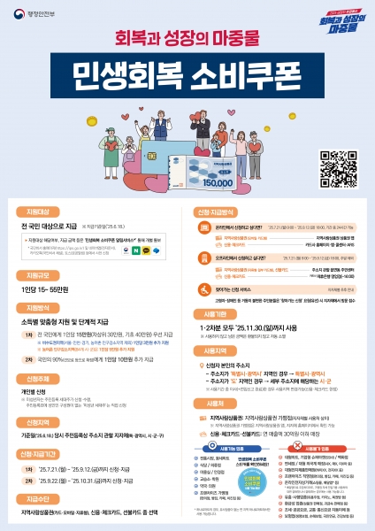 양주시, ‘민생회복 소비쿠폰’ 21일부터 지급…전담팀 구성해 신속 대응 나선다