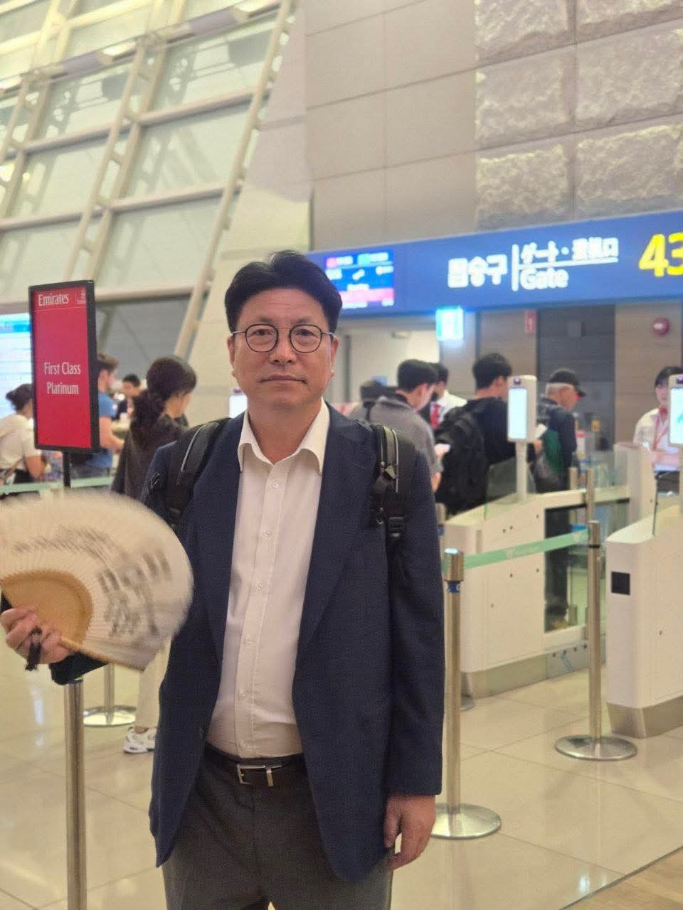도성훈 인천광역시교육감이 23일부터 짐바브웨 빅토리아폴스에서 열리는 ‘람사르협약 제15차 당사국총회(COP15)’에 참석하기 위해 출국했다. (사진=도성훈 인천광역시교육감 페이스북)