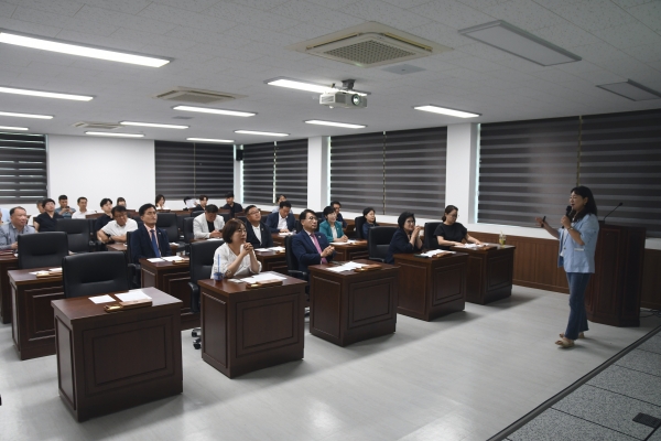 미추홀구의회, 성희롱·성매매·성폭력·가정폭력 예방교육 실시