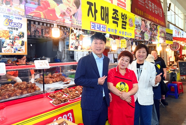 차준택 부평구청장, 추석 맞이 전통시장 방문