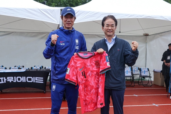 1. 브라질‧파라과이전 앞둔 축구국가대표팀, 고양에서 공개훈련 (사진제공=고양특례시)