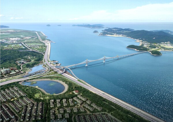 인천 옹진군이 오는 2026년 개통 예정인 ‘영종~신도 평화도로’의 교량 명칭 선정을 앞두고 북도면 주민 의견을 폭넓게 수렴해 최종 이름을 확정할 계획이다. (사진제공=옹진군)