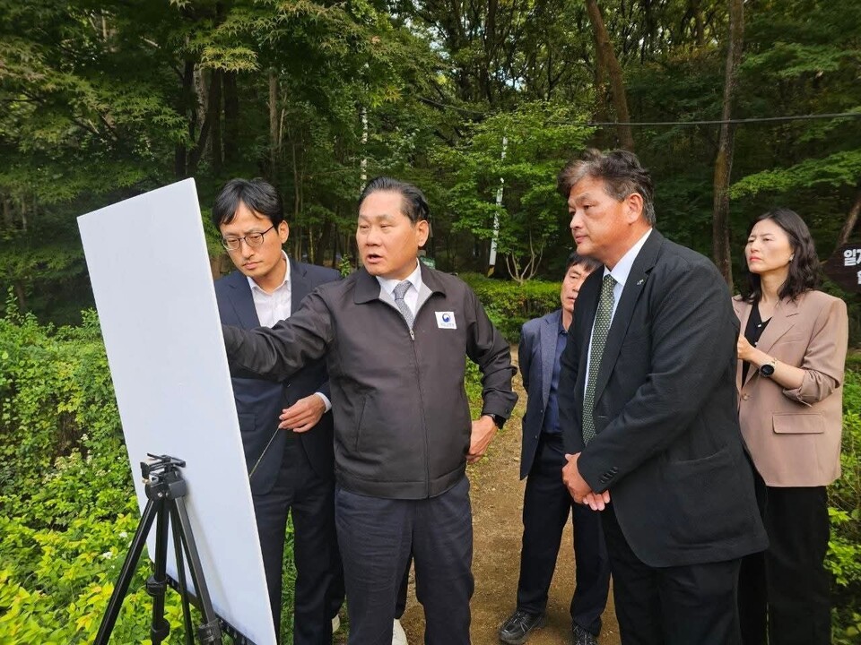 하남교산 공공주택지구 교통망 확충 사업이 속도를 내고 있다. 국토교통부 대도시권 광역교통위원회(대광위)는 24일 현장 점검을 통해 차질 없는 추진을 강조했다. (사진=김용석 대광위원장 페이스북)