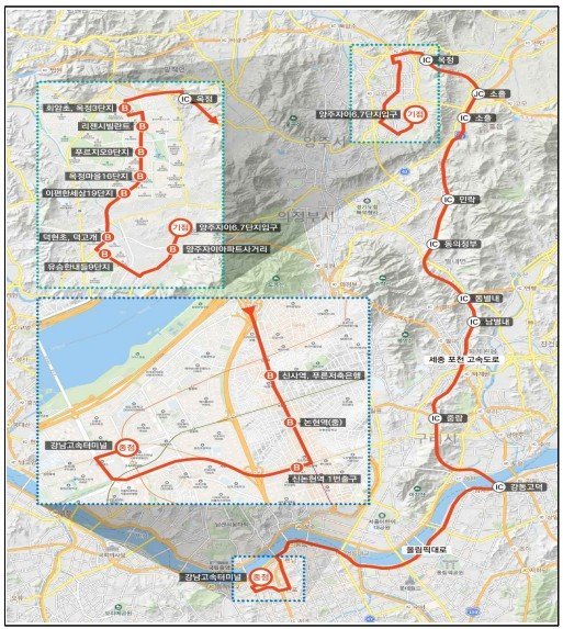 양주~강남 직행 광역버스 신설 확정…2026년 하반기 운행 (양주시 제공)