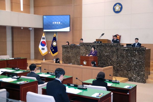 김경희 이천시장, 시정연설 통해 2026년도 비전 제시 (이천시 제공)