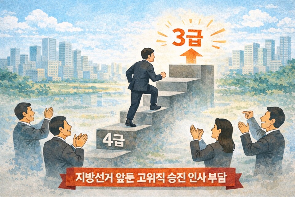 김포시 공직사회가 정기인사를 앞두고 기획조정실장 직급의 3급(지방부이사관) 전환 여부에 촉각을 곤두세우고 있다. 사진은 기사 이해를 돕기 위한 AI 생성 이미지.