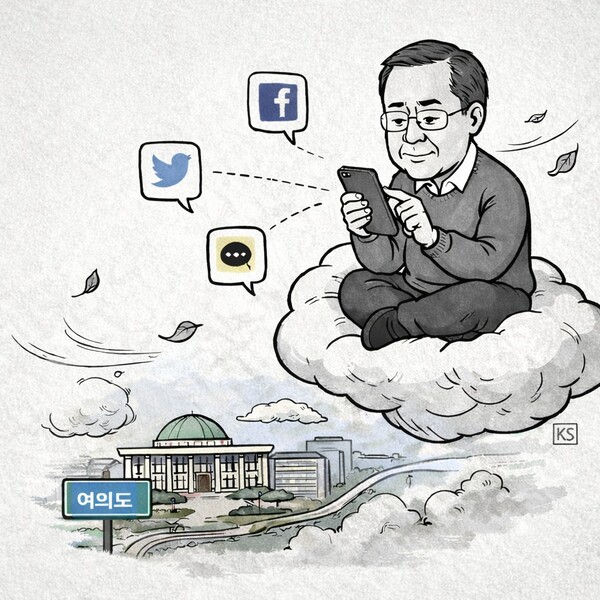 [중앙만평] 여의도는 떠났지만, 손은 바쁘다.