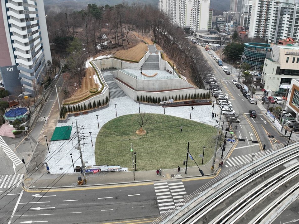 직동근린공원 진입 광장. (사진제공=의정부시)