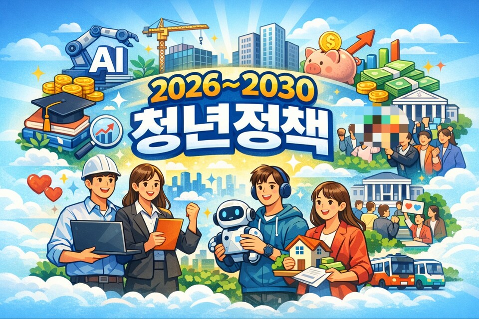 정부가 향후 5년간 청년정책의 방향과 과제를 담은 중장기 계획을 확정했다. 인공지능(AI) 역량 교육 확대, 청년 주거비 부담 완화, 자산 형성 지원 등을 중심으로 범정부 청년정책을 추진한다. 사진은 기사 이해를 돕기 위한 AI 생성 이미지.