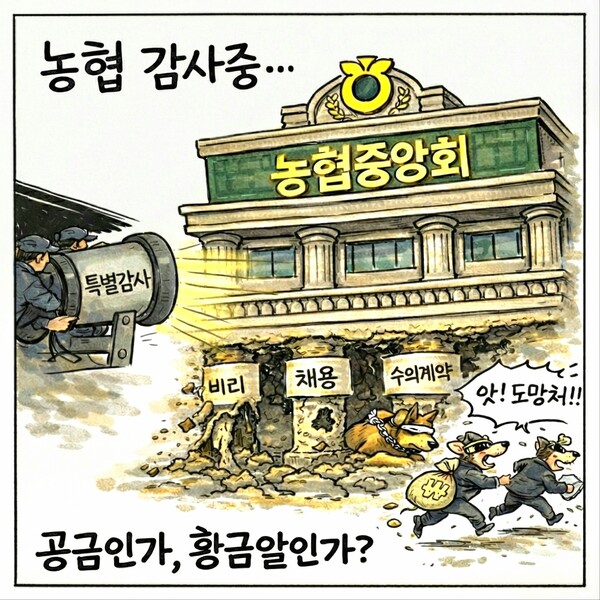 [중앙AI만평] 공금인가, 황금알인가.