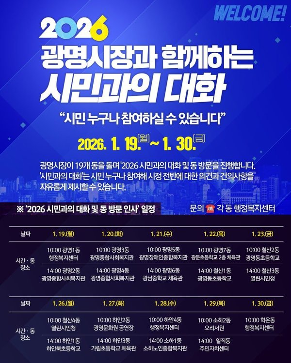 박승원 광명시장 "시민주권 확장해 지속가능한 미래 완성할 것" (광명시 제공)