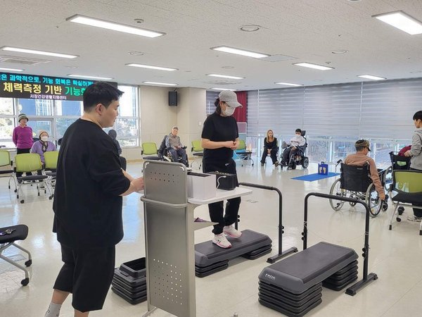 남동구, '장애인 체력측정 기반 기능회복교실 '본격 운영 (남동구 제공)