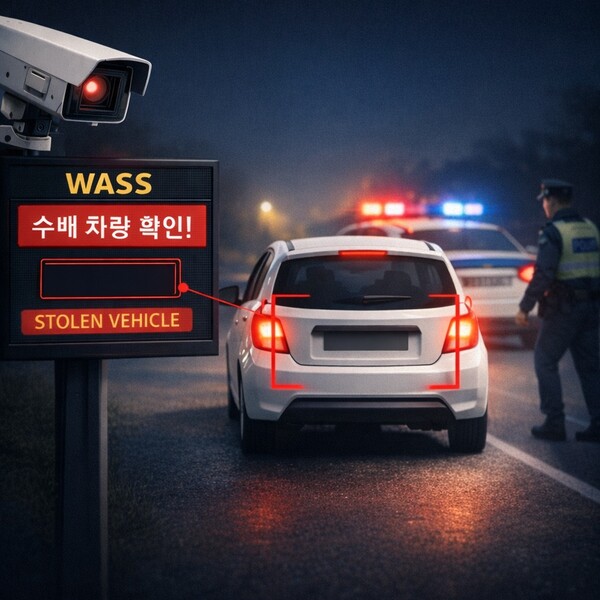 파주시에서 차량을 훔쳐 의정부까지 이동한 중학생 2명이 수배 차량 검색 시스템에 포착돼 경찰에 붙잡혔다. 일러스트=AI 생성(ChatGPT)