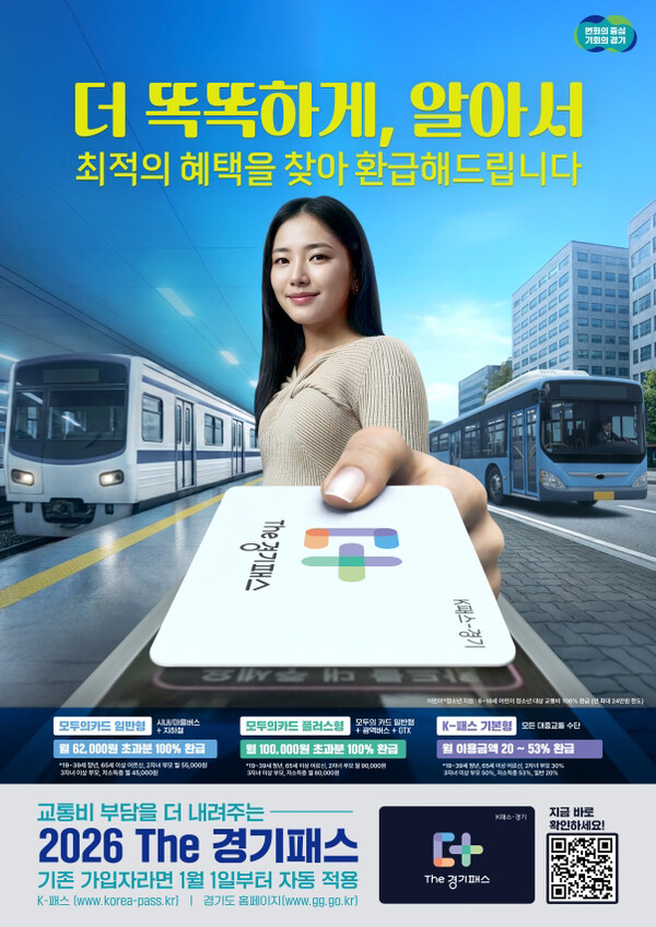 평택시가 최근 중동 정세 불안으로 인한 국제 유가 급등에 대응하여, 시민들의 대중교통 이용을 유도하고 교통비 부담을 줄이기 위한 ‘The 경기패스’ 지원 확대 대책을 시행한다. (사진제공=평택시)