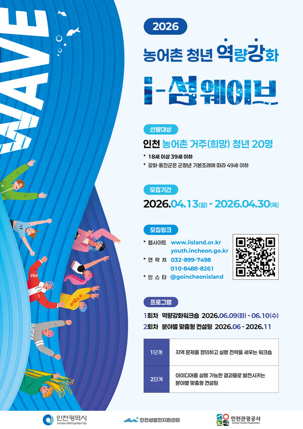 인천시와 인천관광공사가 농어촌 지역 정착과 창업을 희망하는 청년을 대상으로 역량 강화 프로그램 참가자를 모집한다. (사진제공=인천관광공사)