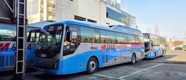 인천시, 송도~강남 광역급행버스 M6464번 증차 운행 (인천광역시 제공)