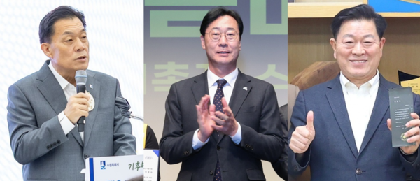 연임에 성공한 민선 9기 수원·광명·화성 시장들은 교통 혁신과 첨단산업 육성, 신도시 개발, 특례시 완성 등을 핵심 공약으로 내걸었으며 향후 4년간 공약 실현 여부가 도시 경쟁력과 시민 삶의 질을 좌우할 전망이다. (사진제공=수원시·화성시·광명시)