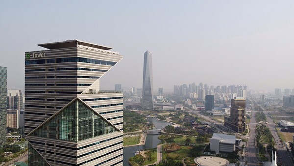 송도국제도시내 인천경제자유구역청 전경. /연합뉴스