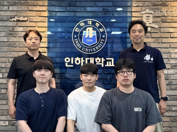 인하대 전태준 교수(사진 오른쪽)와 김선민 교수(왼쪽) 공동연구팀. /사진제공=인하대