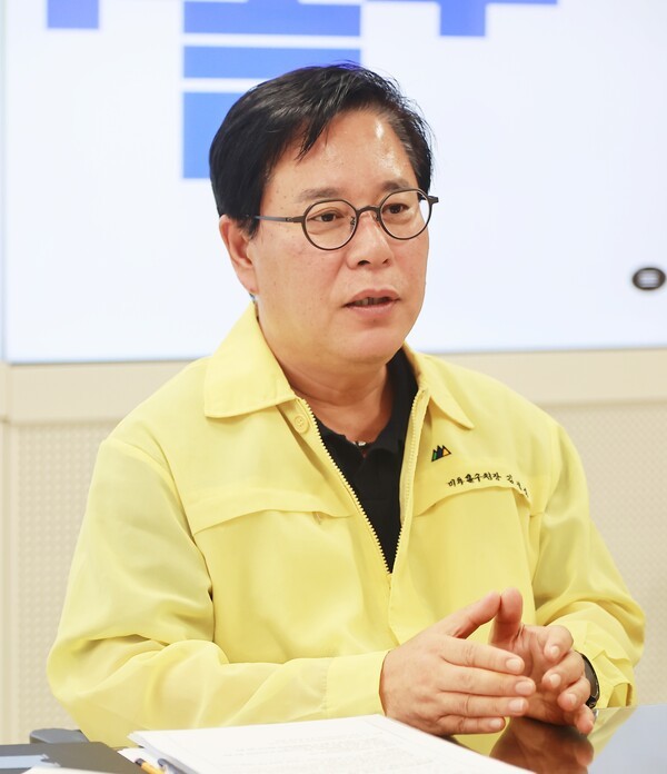 김정식 인천 미추홀구청장. /사진제공=미추홀구