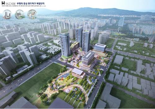 인천 부평구 청천동 옛 제1113공병단 부지 개발사업 조감도. /연합뉴스