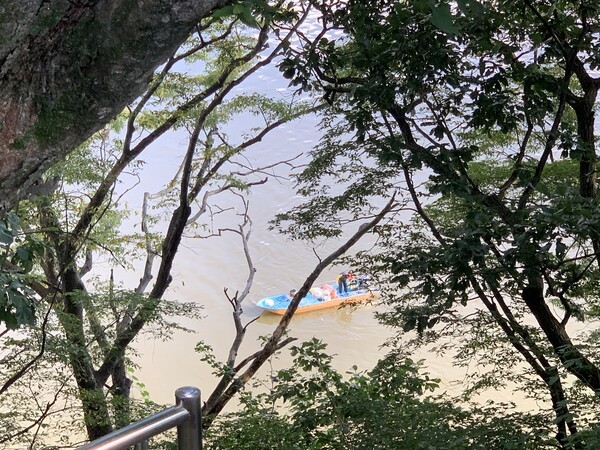 숭의전에서 바라본 임진강./사진=오기춘 기자