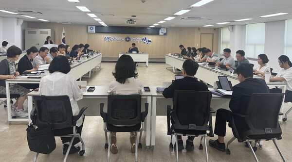 탄소중립계획 점검회의. /사진제공=안양시